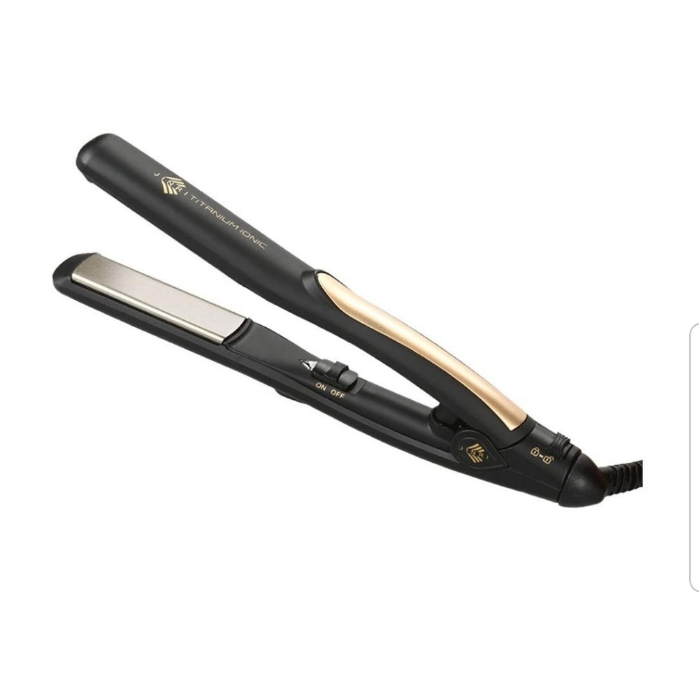 Hair straightener 4/5" titanium mini flat iron